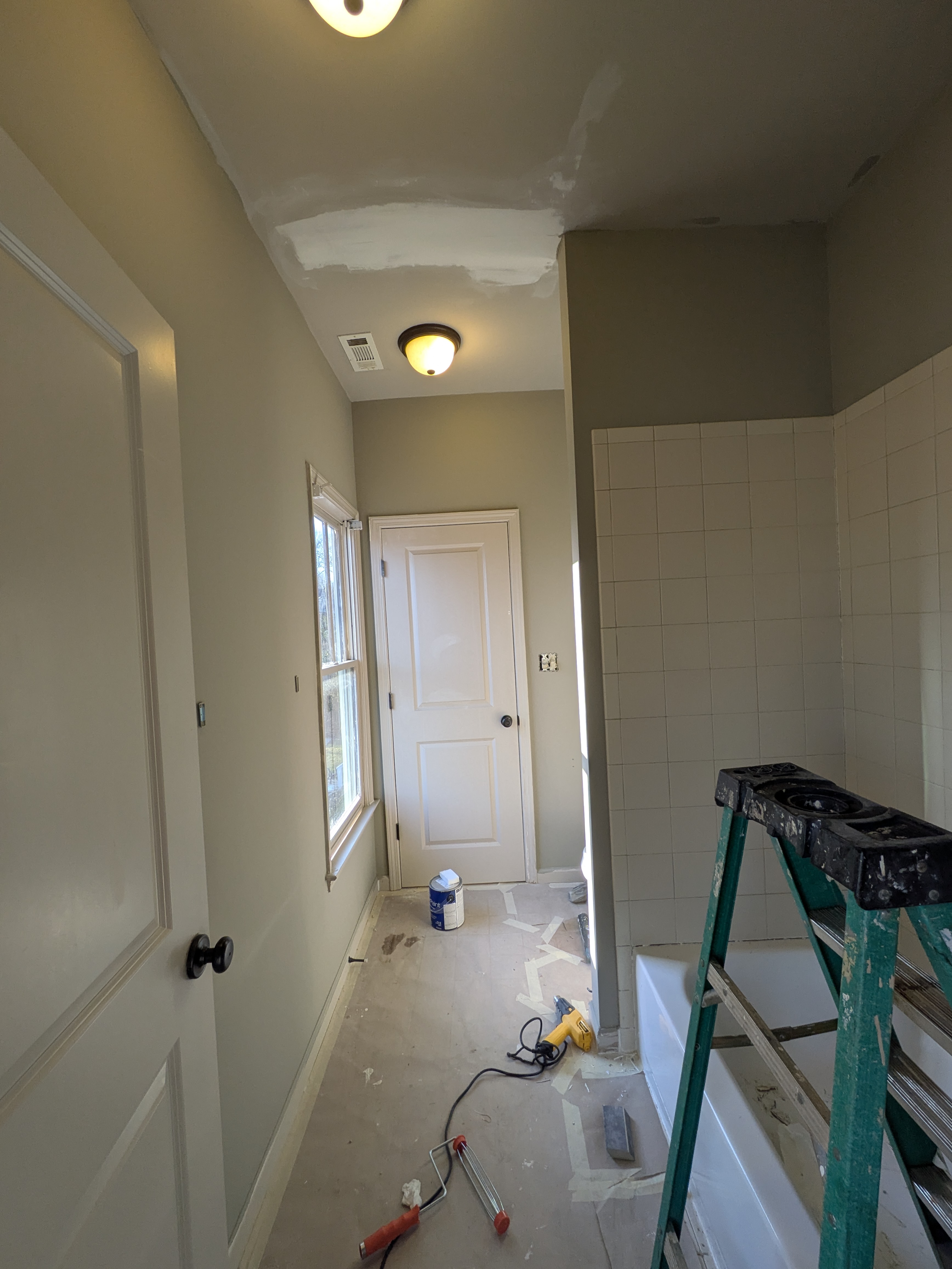 Preparing interior doorways for new trim in Athens Georgia